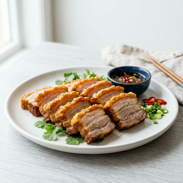 Crispy pork belly