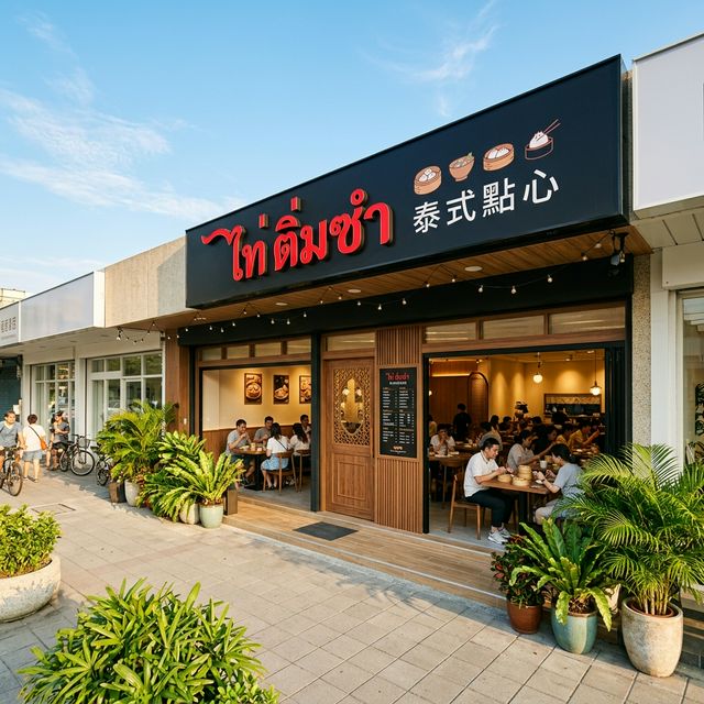 Radcharod Dim Sum restaurant featuring freshly steamed dim sum