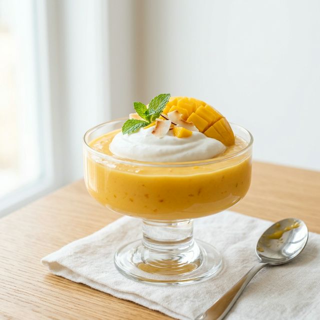 Mango pudding