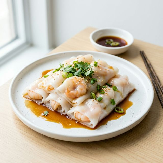 Rice noodle rolls